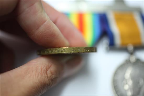 WWI medal group to WKR Eleanor Mary Harvey, QMAAC, with papers, etc.